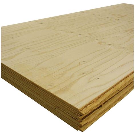 I ordered one sheet of of the 12 in. . Home depot plywood 1 2